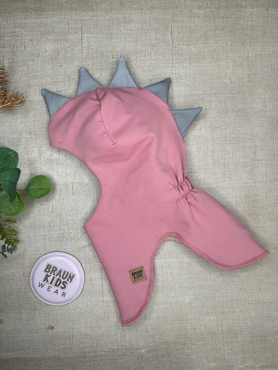 Ziemas ķivercepure ar atstarojošām spurām - Veci rozā ar flīsa oderīti 